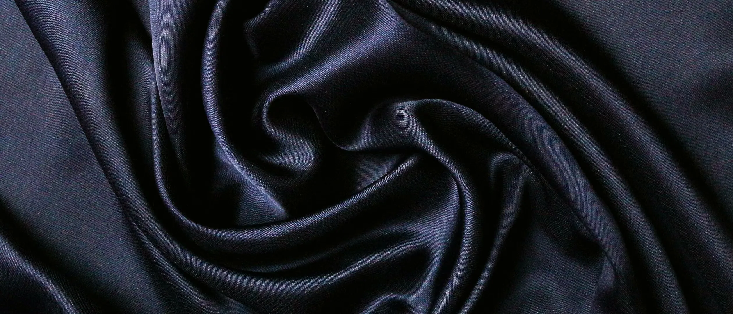 Midnight-navy silk swirl